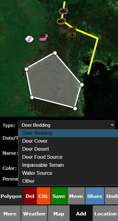 Seemoredeer.com polygon screenshot